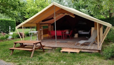 TENTE LODGE CLASSIC 500, 2 bedrooms - 25 m2 + terrace — 1