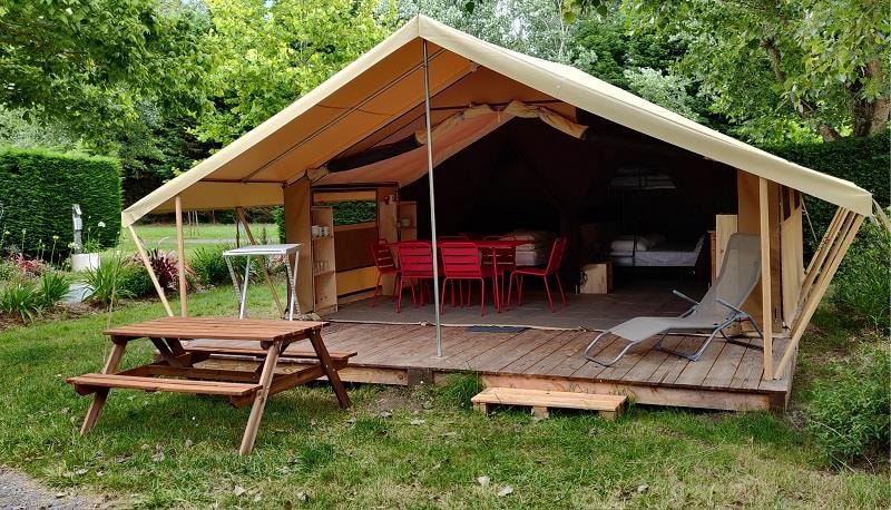 TENTE LODGE CLASSIC 500, 2 Zimmer - 25 m2 + Terrasse