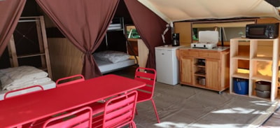 TENTE LODGE CLASSIC 500, 2 bedrooms - 25 m2 + terrace — 4
