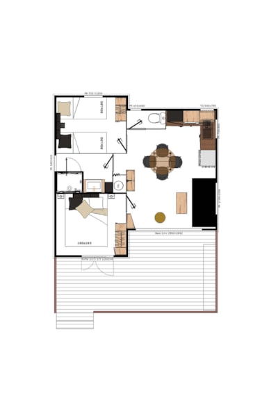 CHALET MIMOSA 2 bedrooms - 32 m2 + terrace — 5