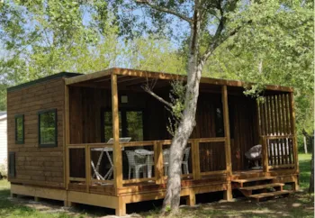 Mietunterkunft - Chalet Cannelle, 2 Bedrooms - 26 M2 + Terrace - Camping Le Montet d'Oléron