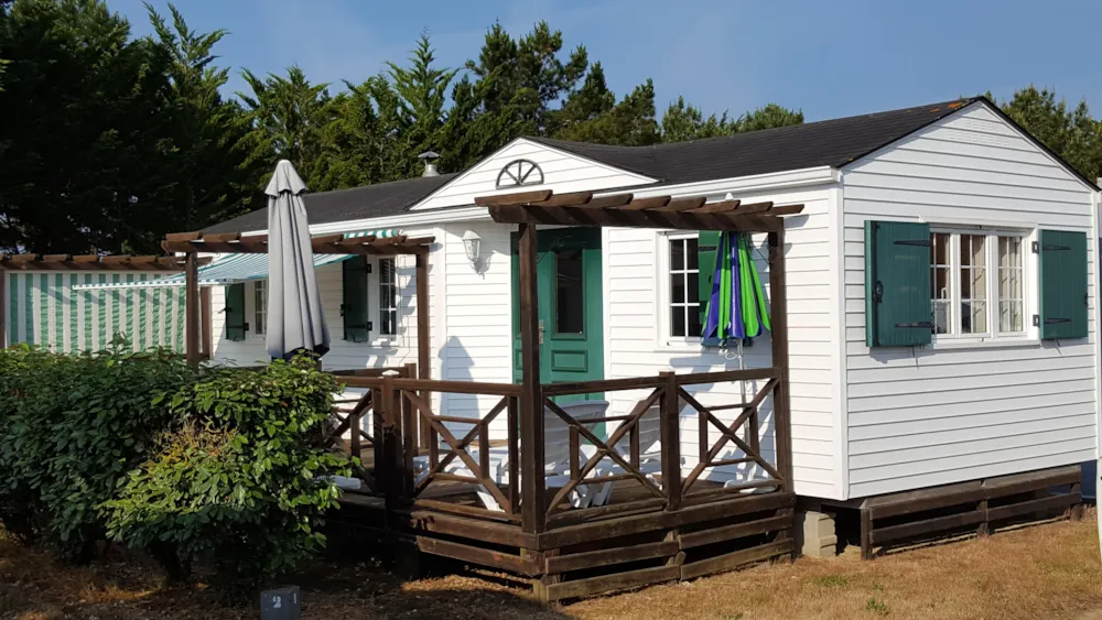 Location - Acapulco Mh. 2Chambres Spacieux (Ancien Résidentiel) Situé À L'entrée Du Camping Avec Store Banne - Loisirs 85 - Camping Acapulco St Jean De Monts