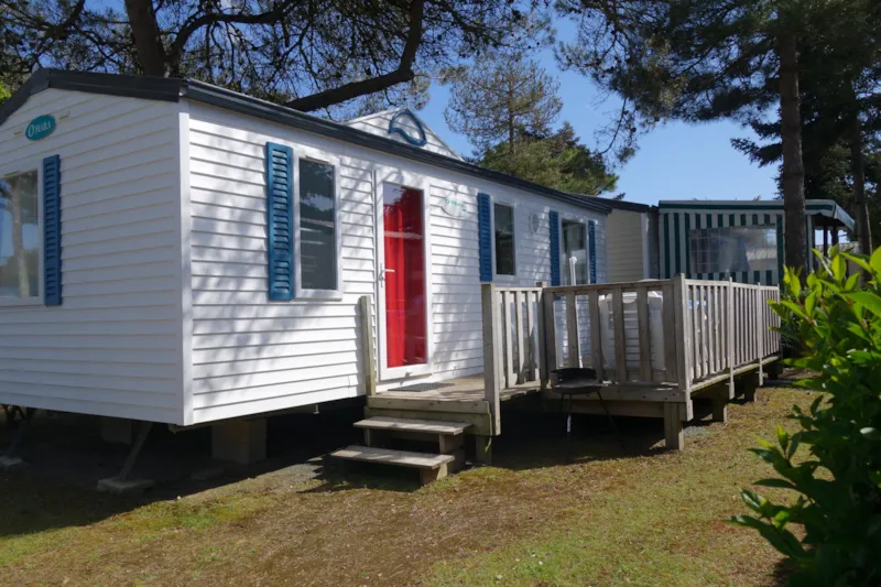 Camping Acapulco Mh 3 Chambres Budget (Mobil-Home De +12Ans) Terrasse Bois Non Couverte  30M²