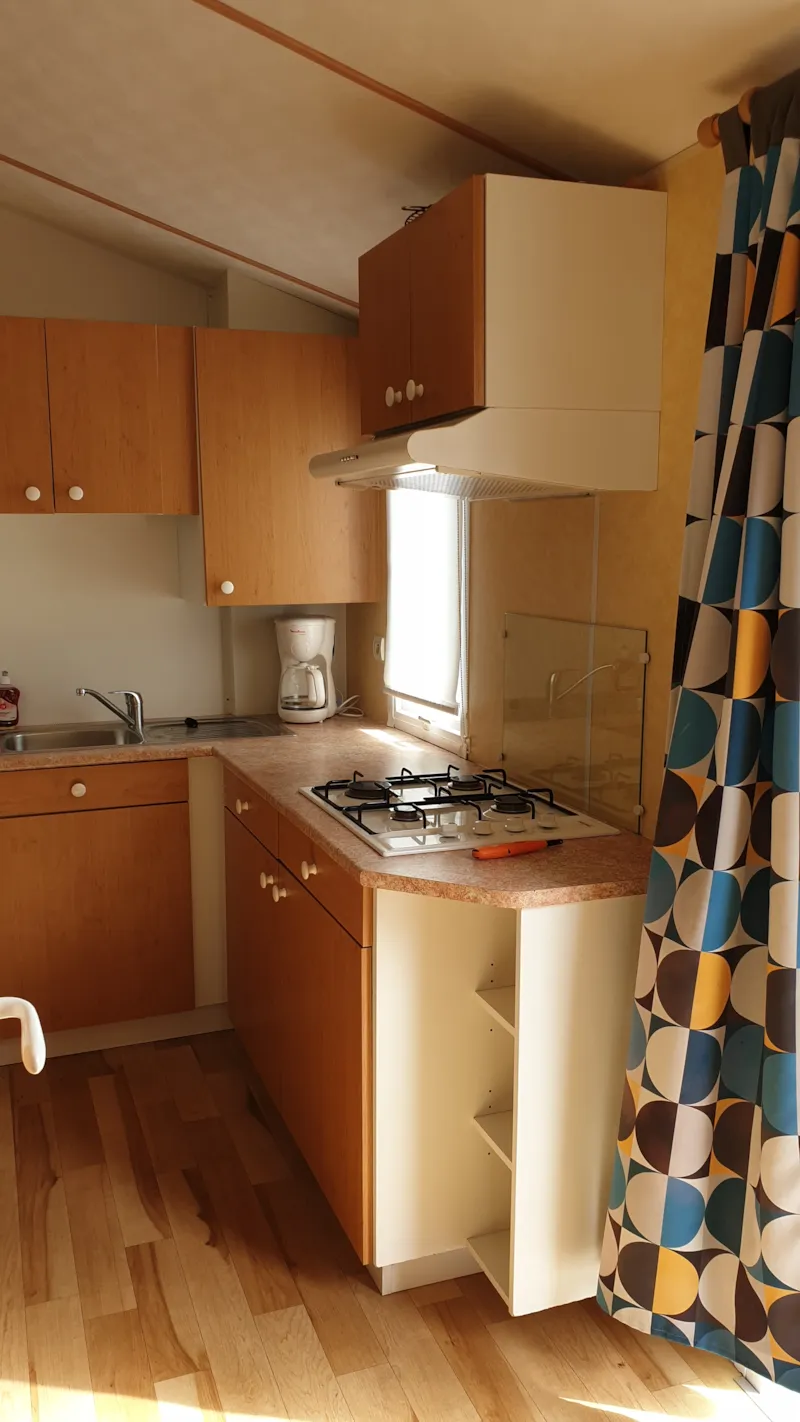 Camping Acapulco/ Mh 2 Chambres Budget Terrasse Bois Non Couverte 21-25M²