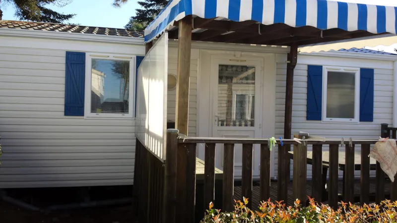 Camping Acapulco/ Mh  2 Chambres Budget Terrasse Couverte  (Modèle +De 15Ans) 21-25M²