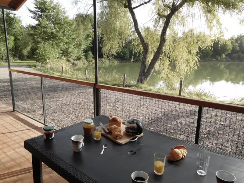 Chalet Du Lac 4 Feuilles 🍀 2 Chambres - Face Plan D'eau