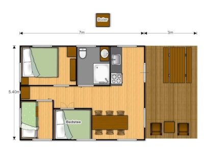 Lodge du Lac 4 FEUILLES ??- 3 rooms — 10
