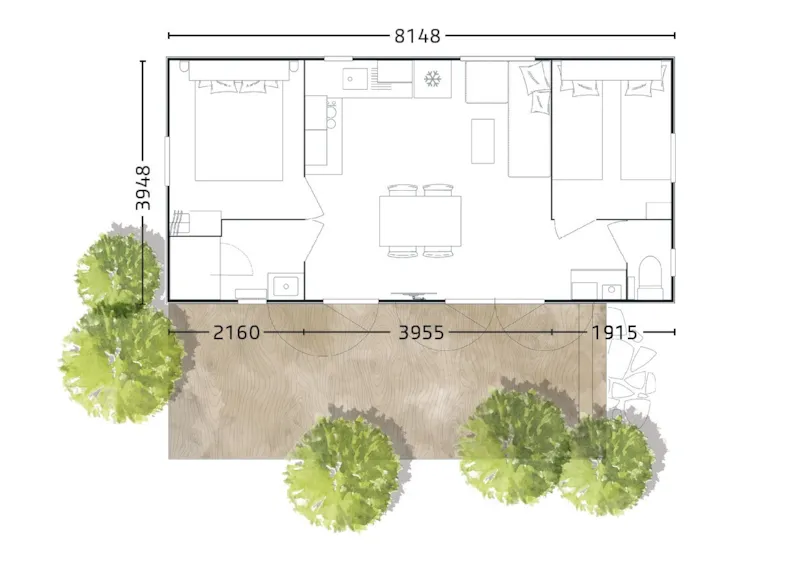 Cottage Premium 2 Chambres