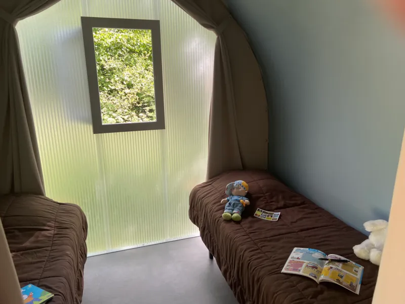 Tente Coco Sweet 4 Feuilles 🍀 2 Chambres 16M²  Avec Sanitaire