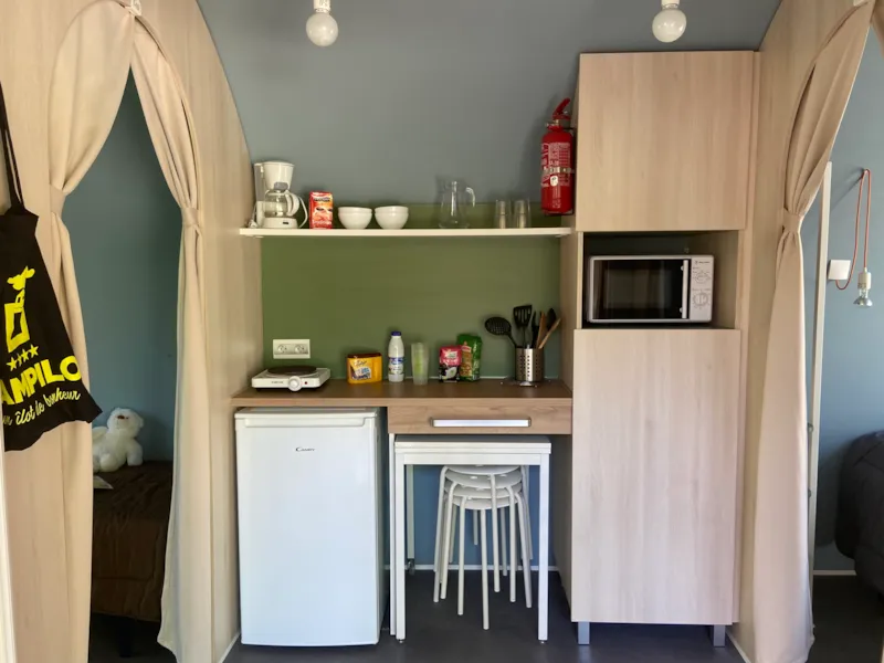 Tente Coco Sweet 4 Feuilles 🍀 2 Chambres 16M²  Avec Sanitaire