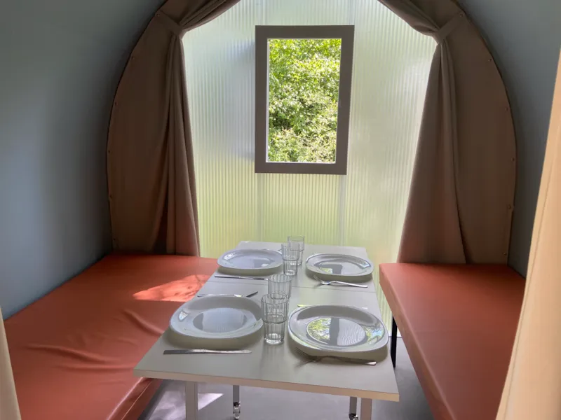 Tente Coco Sweet 4 Feuilles 🍀 2 Chambres 16M²  Avec Sanitaire