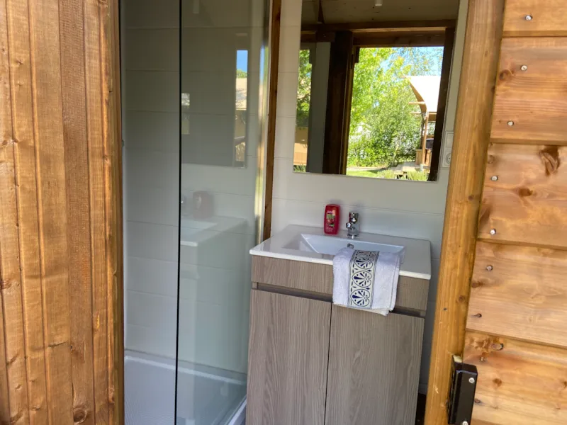 Tente Coco Sweet 4 Feuilles 🍀 2 Chambres 16M²  Avec Sanitaire