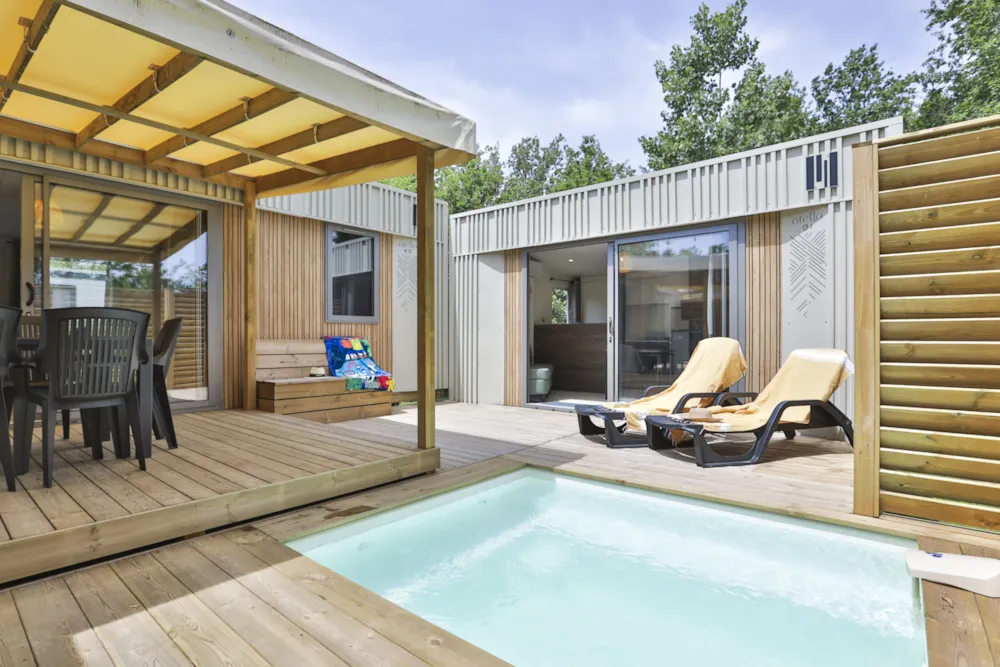 Location - Cottage Nature Family Exclusif 2+1 Chambres Avec Piscine Privative - Campilo