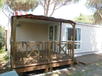 Mietunterkunft - Mobilheim Confort - 27M² - 2 Schlafzimmer - Camping Les Pins Le Congo