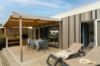 Mietunterkunft - Cottage 2 Schlafzimmer Premium - Camping Sandaya Mont Saint-Michel