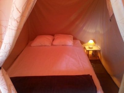 Canvas bungalow Standard 20m² (2 bedrooms) - without toilet blocks