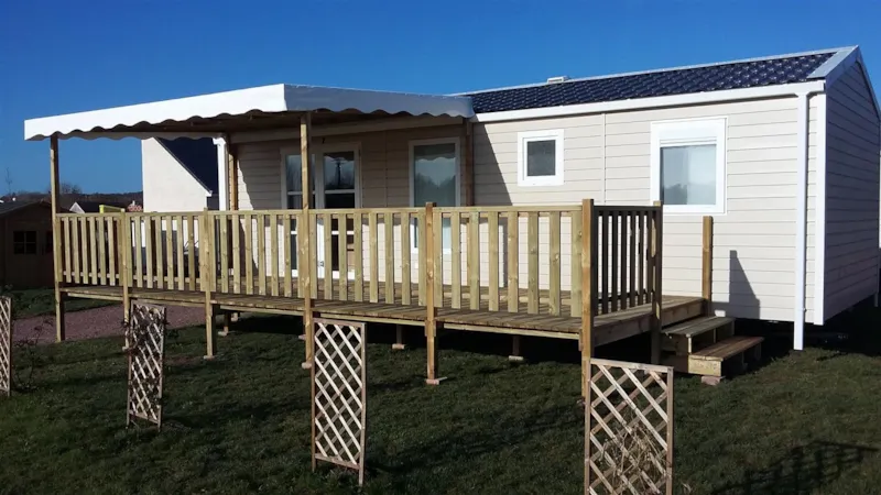 Mobil-Home Confort 34M² (3 Chambres) - 1 Salle D'eau - Terrasse Semi-Couverte