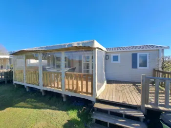 Location - Mobil Home  Premium 40M² - 2 Chambres - Flower Camping Loire et Châteaux