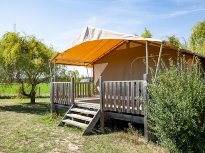 Canvas bungalow Standard 20m² (2 bedrooms) - without toilet blocks