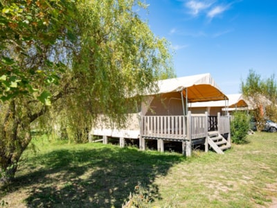 Canvas bungalow Standard 20m² (2 bedrooms) - without toilet blocks
