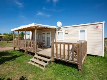 Location - Mobil-Home Premium 36M² (2 Chambres) - Terrasse Semi Couverte - Flower Camping Loire et Châteaux