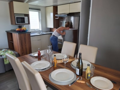 Mobile-home Premium 39m² (3 bedrooms) - 2 bathrooms - terrace