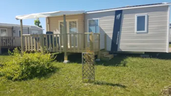 Location - Mobil-Home Confort 30M² (2 Chambres) - Terrasse Semi Couverte - Flower Camping Loire et Châteaux