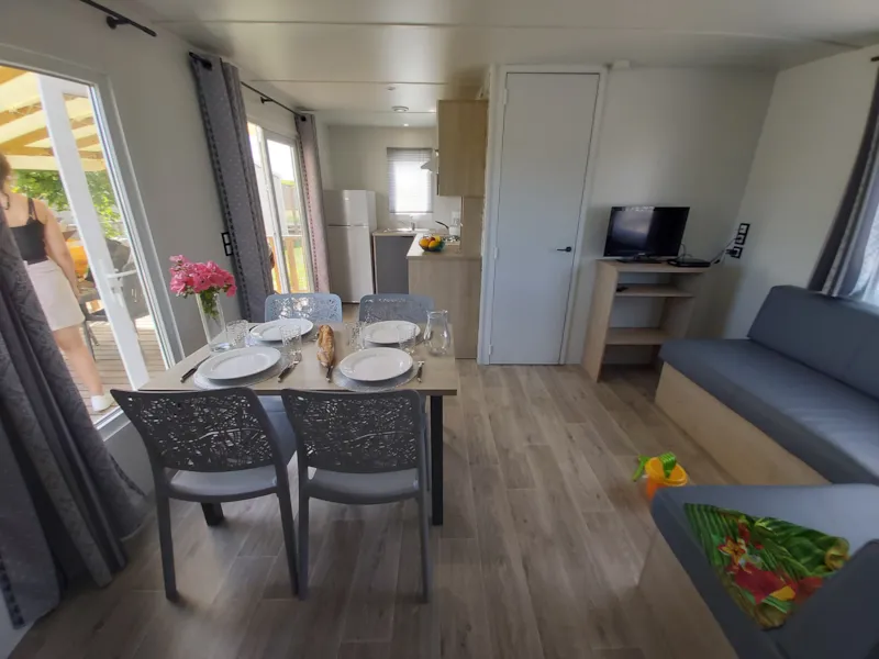 Mobil-Home Confort 30M² (2 Chambres) - Terrasse Semi Couverte