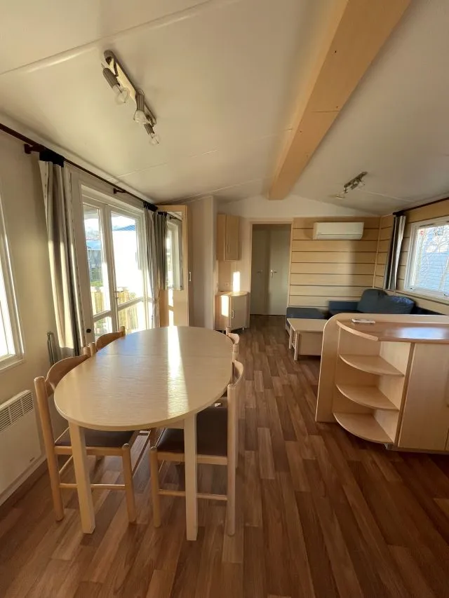 Mobil Home Premium 41M2 (3Ch-6Pers) + 2 Salles De Bains + Clim + Terasse Couverte + Lvs