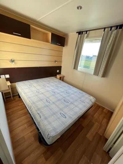 Mobil Home Premium 41m2 (3 bedrooms) + 2 bathrooms + air conditioning + covered terrace + dishwasher