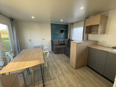 35m² Comfort mobile home (3 bedrooms) + covered terrace