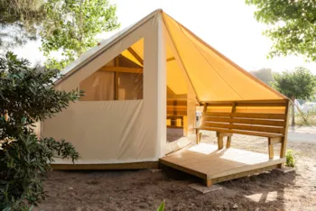 Mietunterkunft - Zelt Lodge - Camping Marvilla Parks - Dunes et Soleil