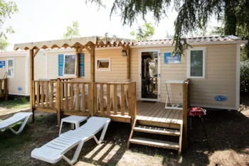 Mietunterkunft - Classic Xl | 28M² | A/C | 2 Bedrooms | Balcony Terrace - - Camping Marvilla Parks - Dunes et Soleil