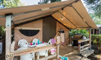 Mietunterkunft - Super Lodge - 30M² - 2 Schlafzimmer - Camping Kalliste
