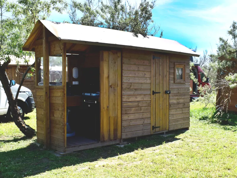 Forfait Premium Freecamp Original ( Installation + Éléctricité + Wc /Douche Privé +Frigo + Feux Gaz)