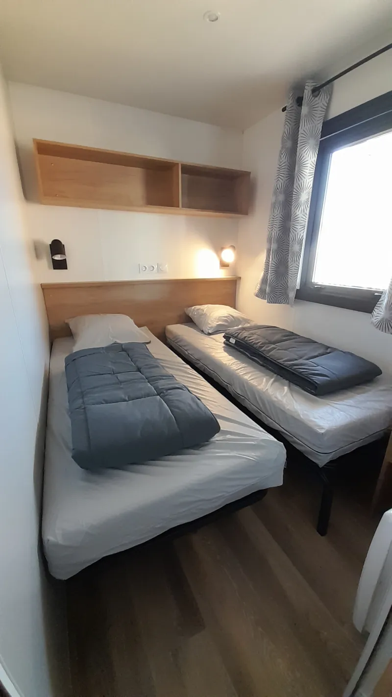 Mobil-Home Premium 3 Chambres 37M² - 2 Salles De Bain + Tv