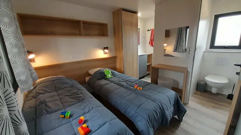 Mobil-Home Premium 2 Chambres 32M² - 2 Salles De Bain + Tv