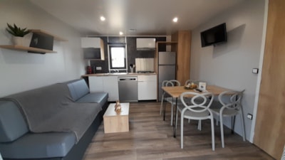 Mobile Home Premium 2 bedrooms 32m² - 2 bathrooms + TV