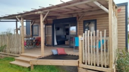 Location - Mobil-Home Premium 2 Chambres 32M² - 2 Salles De Bain + Tv - Flower Camping Le Pré des Sables