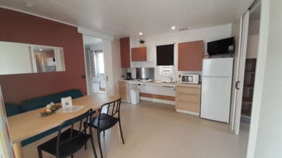 Mobile-home Confort 34m² + TV + CLIM 2 bedrooms - adapted to the people with reduced mobility