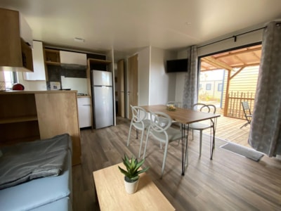 Mobile Home Premium 3 bedrooms 37m² - 2 bathrooms + TV