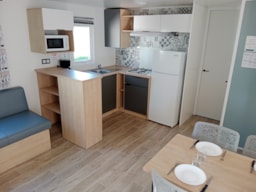 Location - Mobil-Home Olympe Confort+ 2 Chambres 30 M² - Camping Les Alizés