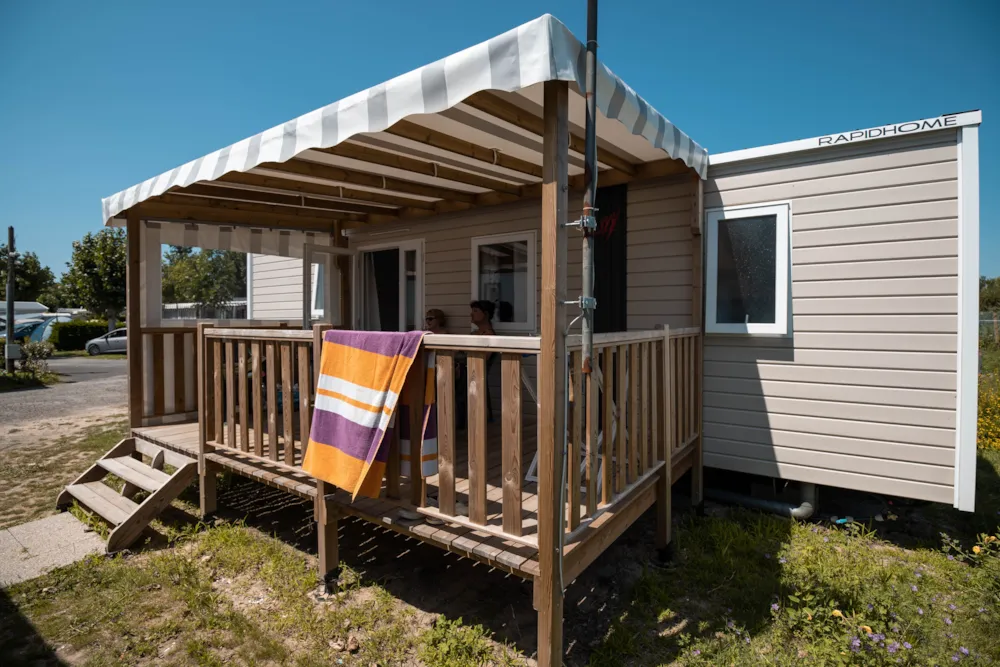 Location - Mobil-Home Olympe Confort+ 2 Chambres 30 M² - Camping Les Alizés