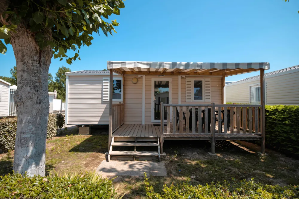 Location - Mobil-Home Oasis Eco 2 Chambres 26M² - Camping Les Alizés
