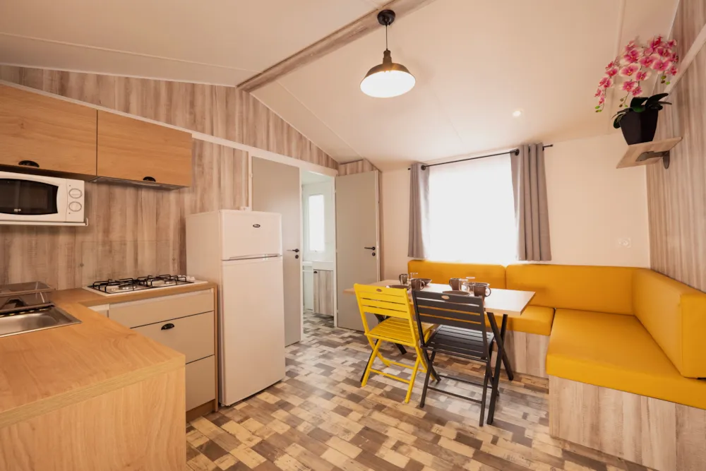 Location - Mobil-Home Privilège 2Chambres 28M² - Camping La Parée du Both