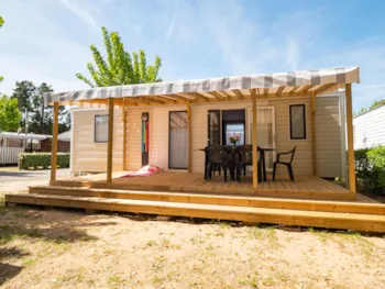 Mietunterkunft - Mobilheim Privilège 3 Zimmer 34M² - Camping La Parée du Both
