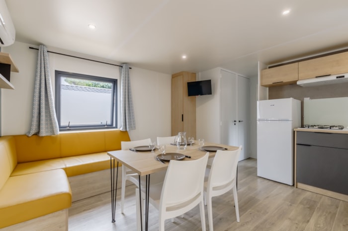 Mobil-Home Prémium Spa Clim Lv 3Chambres 33M²