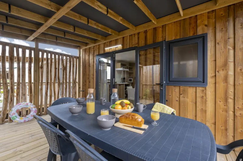 Mobil-Home Cabane Prémium Clim 2Chambres 25M²