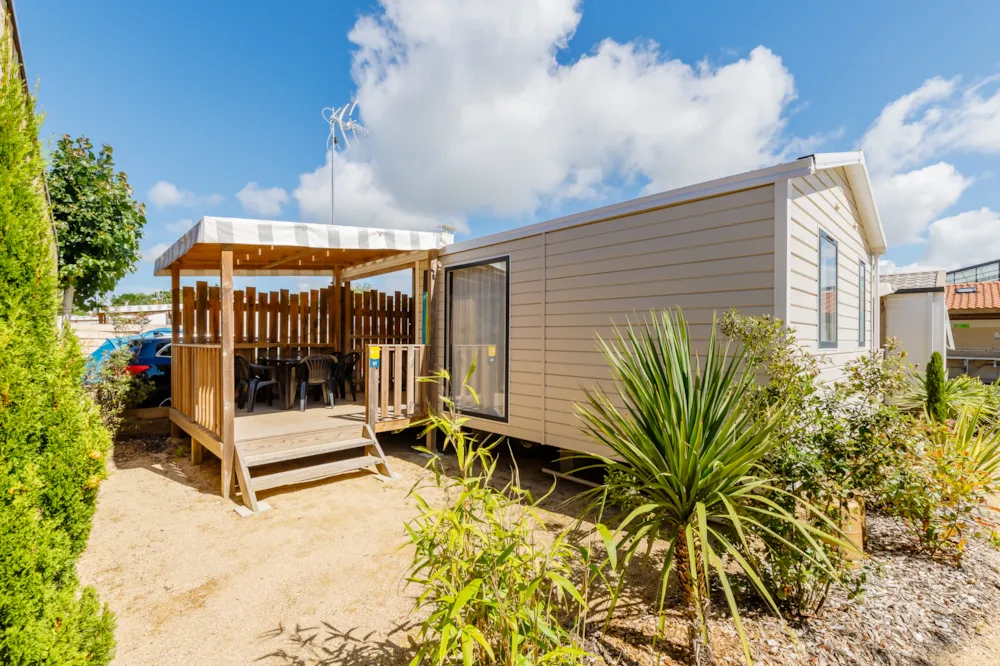 Location - Mobil-Home Privilège 2Chambres 24M² - Camping La Parée du Both