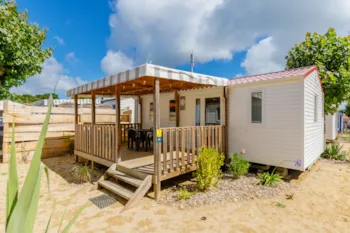 Mietunterkunft - Mobil-Home Confort 2Bedrooms 28M² - Camping La Parée du Both